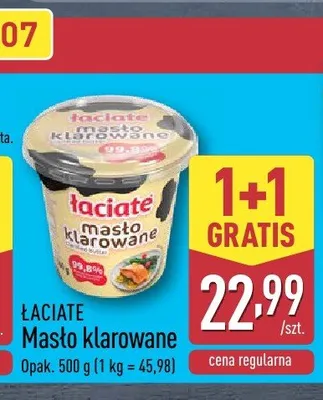 Masło klarowane Łaciate promocja w Aldi