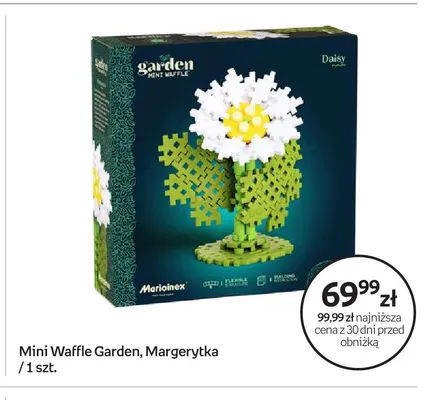 Klocki Mini Waffle Garden Margerytka Marioinex promocja w Empik
