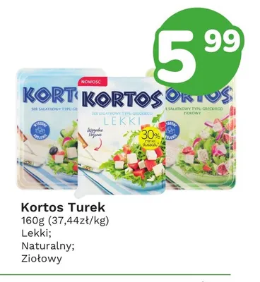 Ser sałatkowy Kortos ziołowy Turek promocja w Limonka