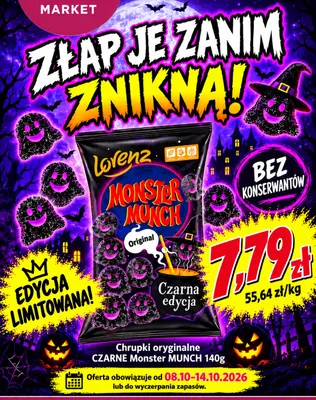 Chrupki oryginalne czarne Monster Munch Lorenz promocja w emma MARKET