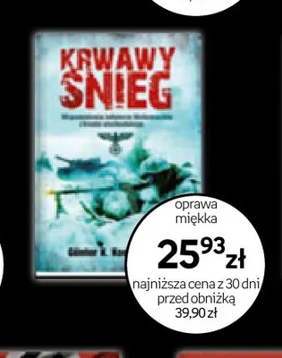 Książka Krwawy śnieg Günter K. Koschorrek promocja w Empik