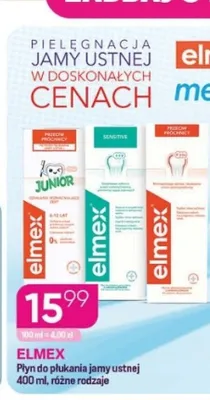 Płyn do płukania jamy ustnej ELMEX Junior promocja w Drogerie Koliber