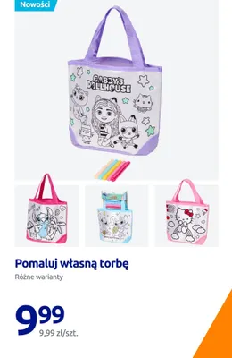 Torba do malowania promocja w Action