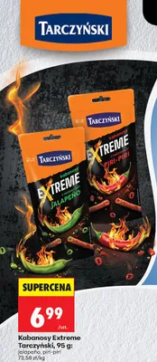 Kabanosy Extreme Tarczyński Jalapeño 95g promocja w Biedronka