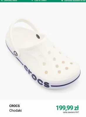 Chodaki Crocs promocja w Deichmann