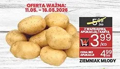 Ziemniak młody polski promocja w Wafelek