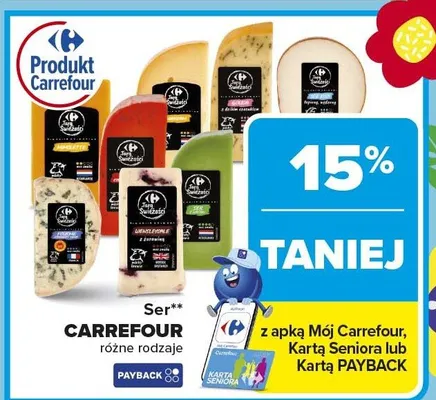 Ser Carrefour różne rodzaje promocja w Carrefour Market