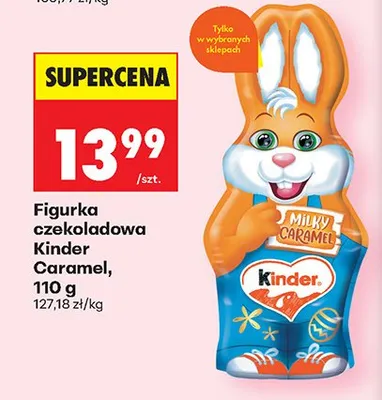 Czekolada figurka czekoladowa Caramel promocja w Biedronka