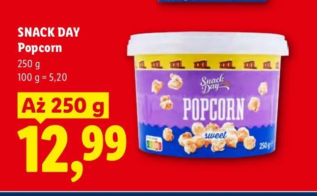 Popcorn Snack Day promocja w Lidl