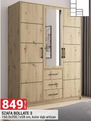 Szafa BOLLATE 3 promocja w Merkury Market