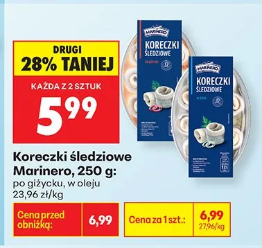 Koreczki śledziowe po giżycku promocja w Biedronka