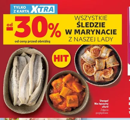 Śledzie w marynacie z naszej lady promocja w Kaufland