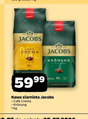 Kawa ziarnista Jacobs Krönung promocja w Netto