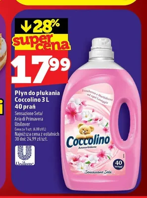 Płyn do płukania Coccolino Aria di Primavera promocja w TOPAZ