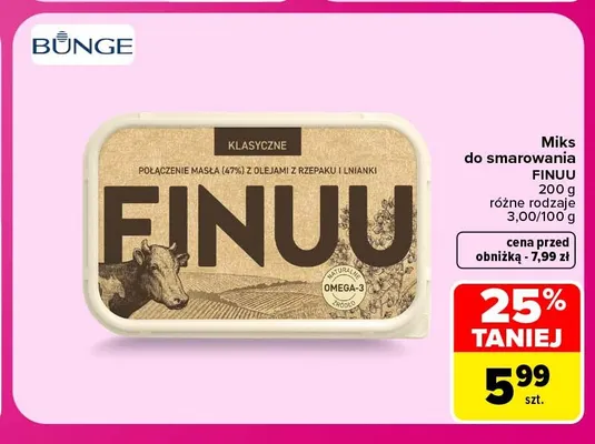 Miks do smarowania Finuu promocja w Carrefour
