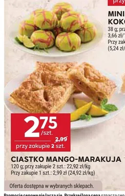 Ciastko mango-marakuja promocja w Stokrotka