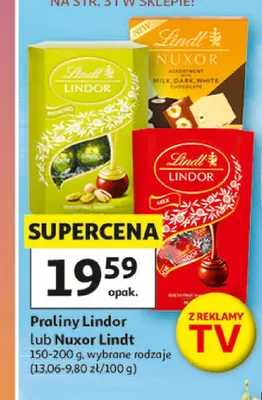 Praliny Lindor Lindt promocja w Auchan