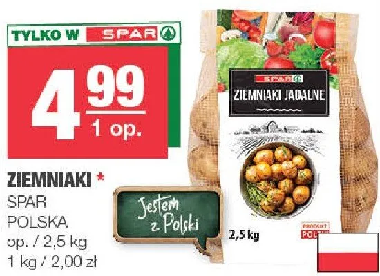 Ziemniaki promocja w SPAR