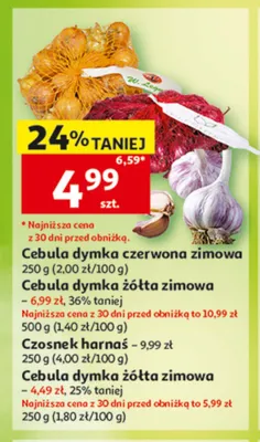 Cebula dymka żółta zimowa W. Legutko promocja w Auchan