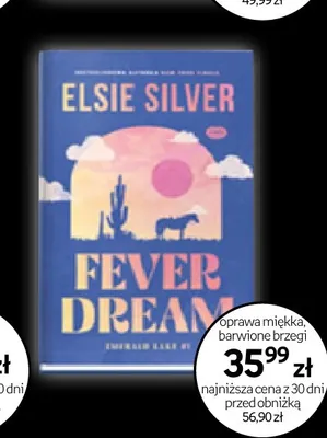 Książka Fever Dream Elsie Silver oprawa miękka barwione brzegi promocja w Empik