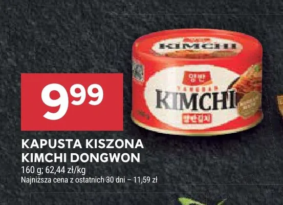 Kapusta kiszona kimchi Dongwon promocja w Stokrotka