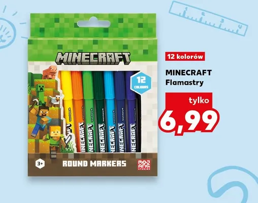 Flamastry Minecraft promocja w Kaufland