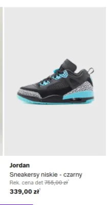 Sneakersy niskie Jordan czarny promocja w Lounge by Zalando