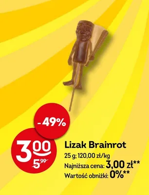 Lizak Brainrot promocja w Żabka