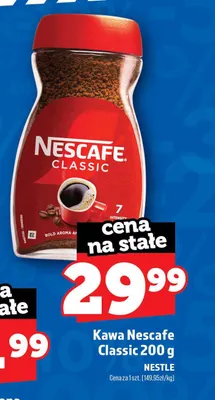 Kawa rozpuszczalna Nescafe Classic promocja w TOPAZ