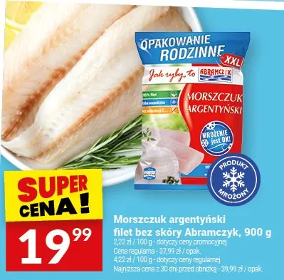 Morszczuk argentyński filet bez skóry promocja w Twój Market