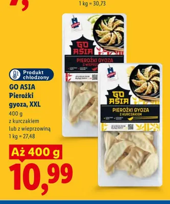 Pierożki gyoza XXL z kurczakiem Go Asia promocja w Lidl