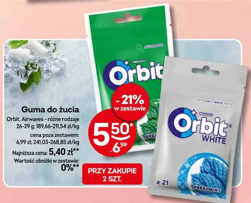 Guma do żucia Airwaves promocja w Żabka