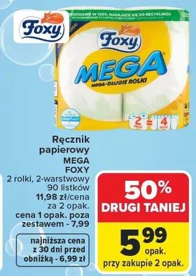 Ręcznik papierowy mega promocja w Carrefour