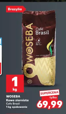 Kawa ziarnista Cafe Brasil Woseba promocja w Kaufland