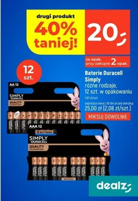 Baterie Simply AA promocja w Dealz