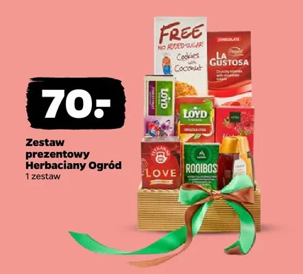 Zestaw prezentowy Herbaciarny Ogród promocja w Netto