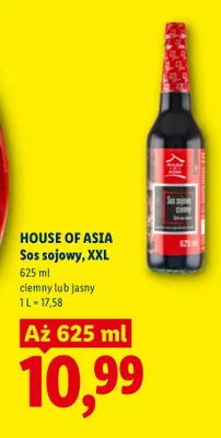 Sos sojowy ciemny House of Asia XXL promocja w Lidl