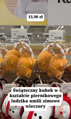 Kubek świąteczny Piernikowy ludzik promocja w MR. DIY