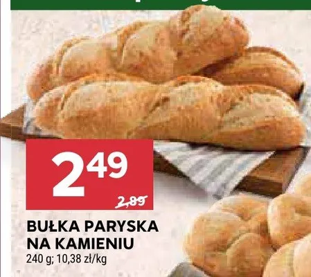 Bułka paryska na kamieniu promocja w Stokrotka