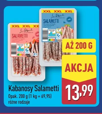 Kabanosy Salametti Landbeck promocja w Aldi