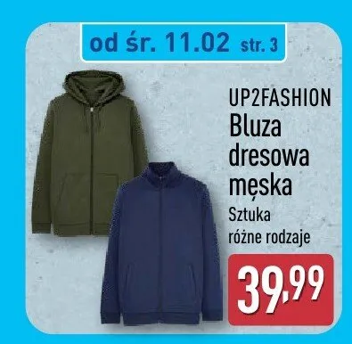 Bluza dresowa męska promocja w Aldi
