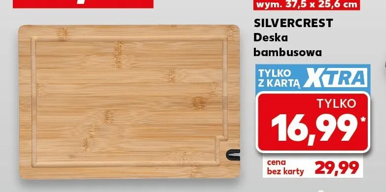 Deska bambusowa Silvercrest promocja w Kaufland