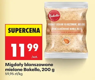 Migdały blanszowane siekane K-classic promocja w Biedronka