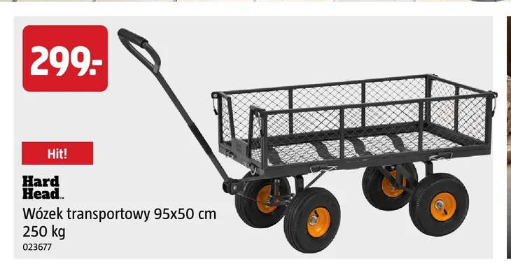 Wózek transportowy Hard Head promocja w Jula