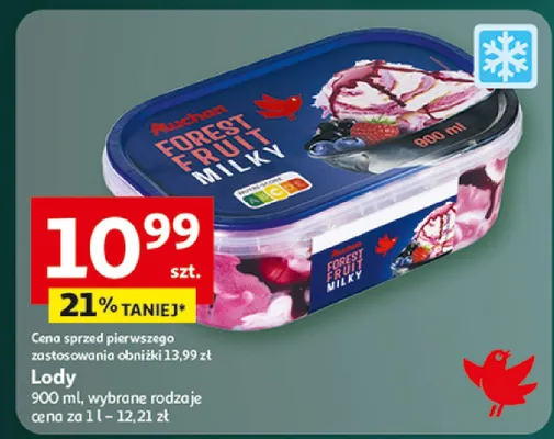 Lody promocja w Auchan