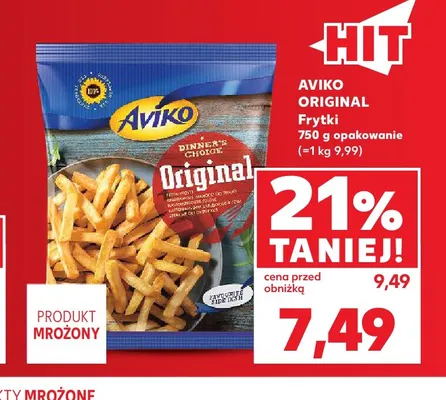 Frytki Aviko Original promocja w Kaufland