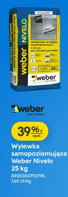 Wylewka samopoziomująca Nivelo Weber promocja w Castorama