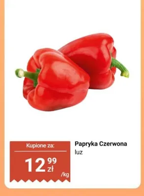 Papryka czerwona luz promocja w Biedronka