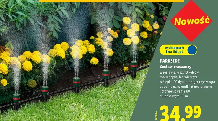Zestaw zraszający promocja w Lidl