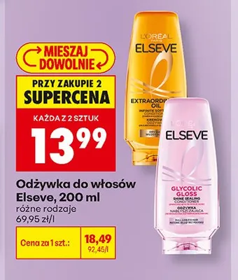 Odżywka do włosów L'Oreal Elseve Glycolic Gloss promocja w Biedronka
